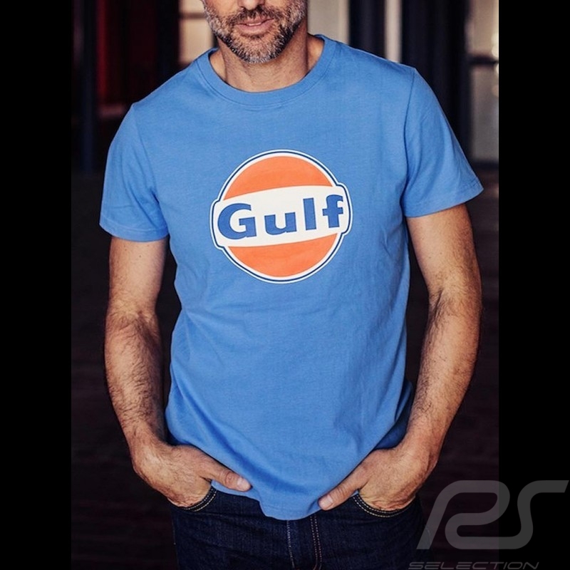 T-Shirt Gulf cobalt blue - men
