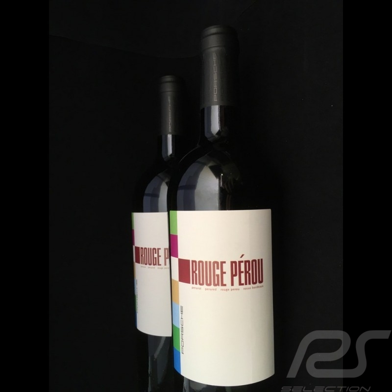 Box of 2 bottles of wine 50 years Porsche 911 Bordeaux Rouge Pérou 2011