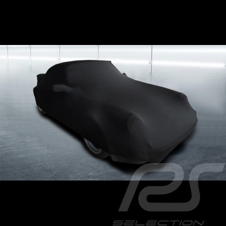 Housse de protection intérieur Indoor car cover Fahrzeugabdeckung Porsche 911 Turbo 3.0 / 3.3 noire Black Schwarz Qualité Premiu