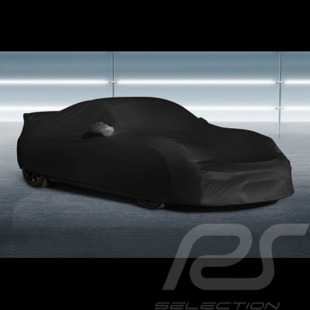 Housse de protection intérieur Indoor car cover Fahrzeugabdeckung Porsche Cayman GT4 noire Black Schwarz Qualité Premium