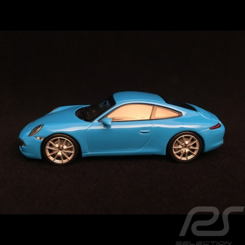 Porsche 911 Carrera S type 991 bleu Riviera blue Riviera blau 1/43 Minichamps 940060220