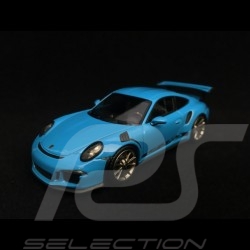 Porsche 911 GT3 RS type 991 2014 bleu riviera blue blau 1/43 Minichamps 410063222