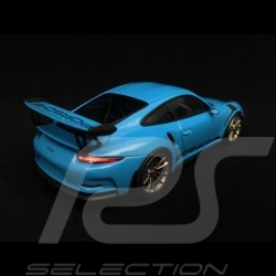 Porsche 911 GT3 RS type 991 2014 riviera blue 1/43 Minichamps 410063222