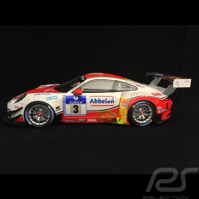 Porsche 911 GT3 R type 991 24h Nürburgring 2016 n° 3 Frikadelli 1/18 Minichamps 153166003