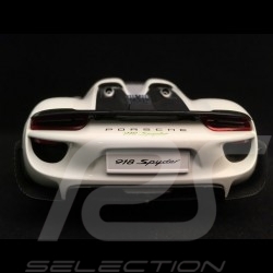 Porsche 918 Spyder 2015 blanche white weiß 1/18 Autoart 77926