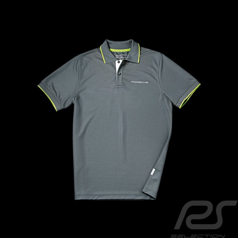 Polo Porsche Golf Collection gris vert Porsche Design WAP542 - homme