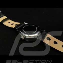Montre Watch Uhr 911 classique compteur de vitesse speedometer Tachometer boitier chrome  / fond noi