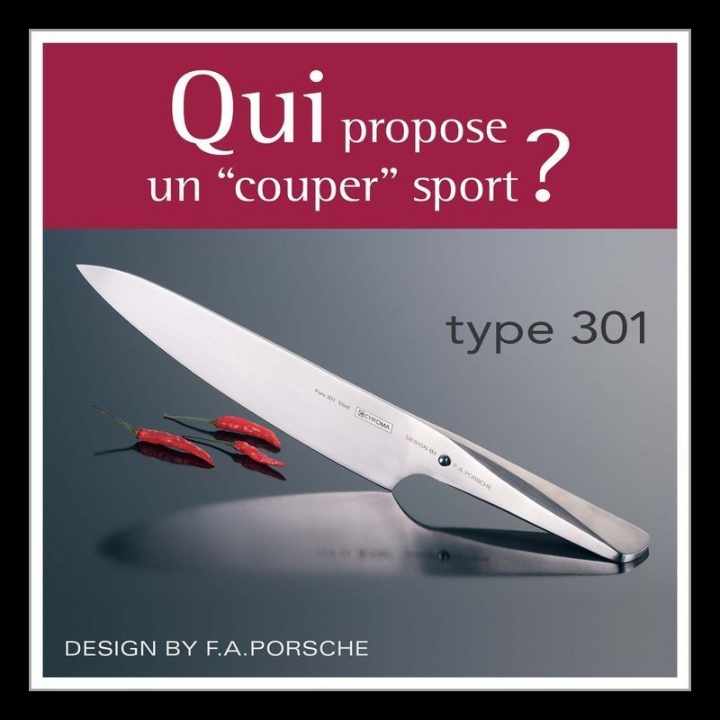 Knife Type 301 Design by F.A. Porsche Santoku universal 15.2 cm