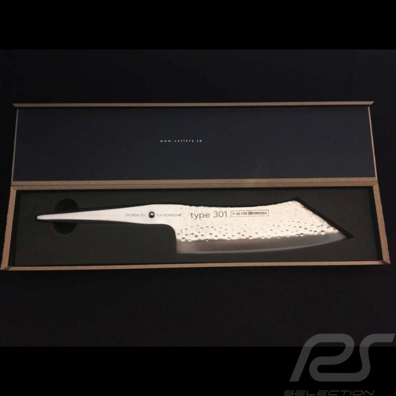 Couteau Knife Messer Porsche Design Type 301 HM Design by F.A. Porsche Hakata (Santoku pointu) 19 cm Chroma P40HM
