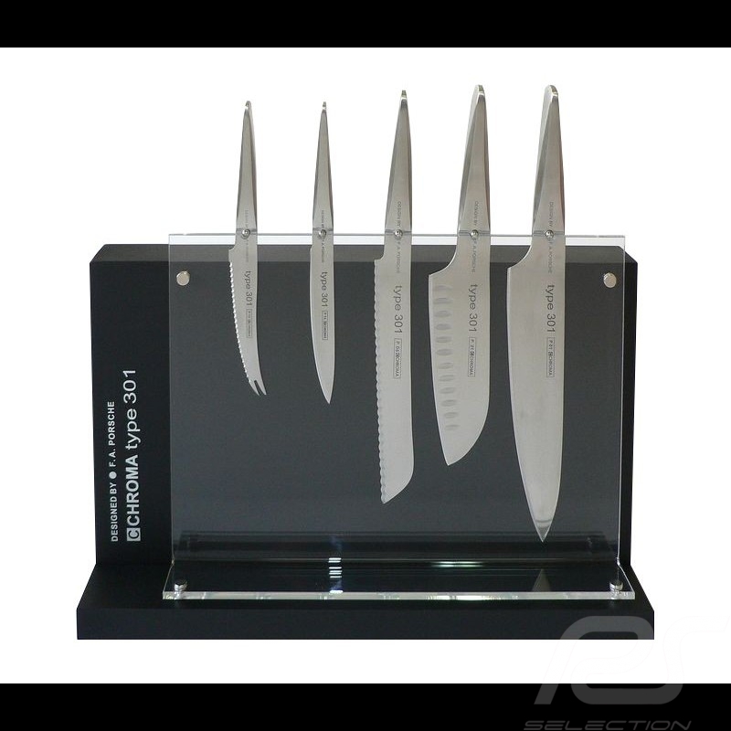 Block for 5 knives Porsche Design Type 301 Design by F.A. Porsche DISPP