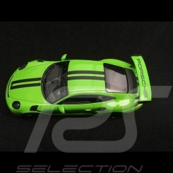 Porsche 911 GT3 RS type 991 gelbgrün / schwarze Streifen 1/43 Minichamps 410063224