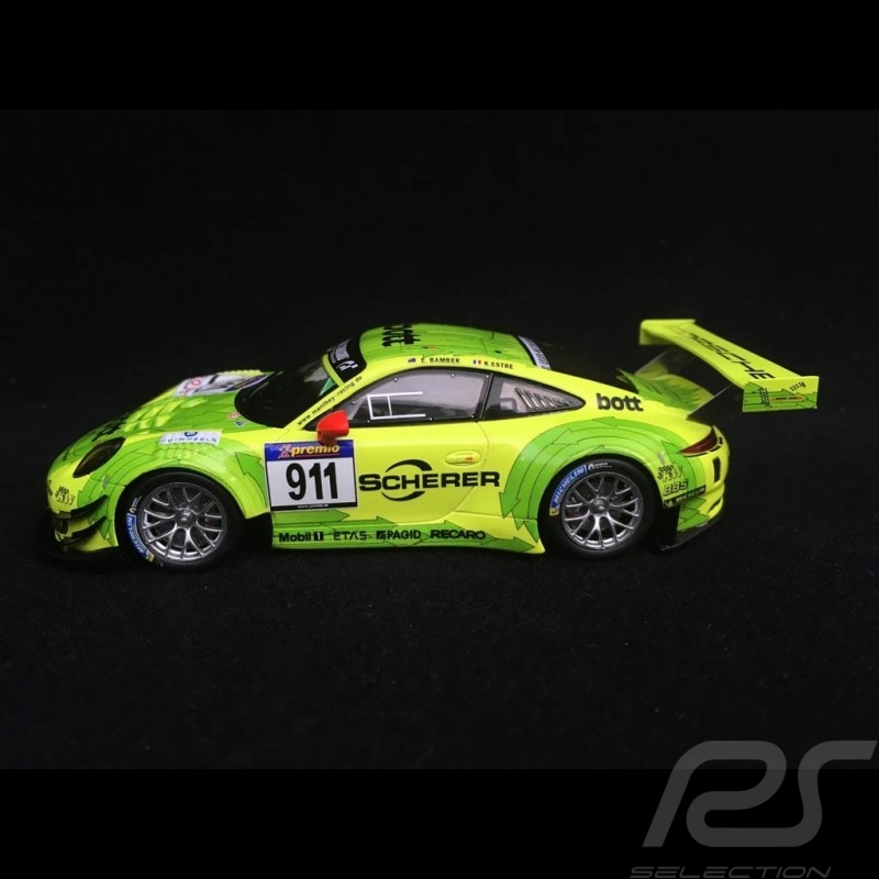 Porsche 911 GT3 R type 991 Nürburgring 2017 n° 911 Bott 1/43 Spark MAP02018516