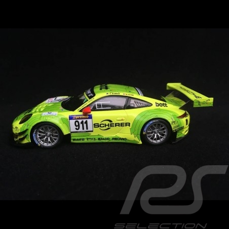 Porsche 911 GT3 R type 991 Nürburgring 2017 n° 911 Bott 1/43 Spark MAP02018516