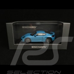 Porsche Cayman GT4 981 2015 riviera blau 1/43 Minichamps CA04316077