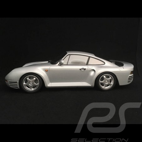 Porsche 959 1987 silver grey 1/18 Minichamps 155066201