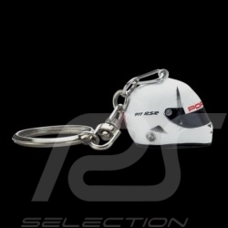 Porsche Schlüsselanhänger Helm 911 RSR / 919 Hybrid N° 1 weiß 1/12 Spark WAX01012017