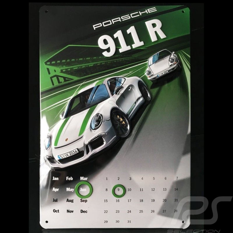 Calendar Porsche 911 R metal - perpetual Porsche Design WAX05000003