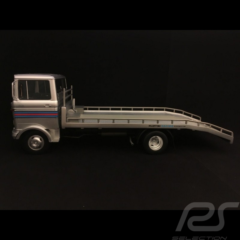 Mercedes Benz LP608 Abschleppwagen Porsche Martini racing silbergrau 1/18 Premium ClassiXXs PCL30045