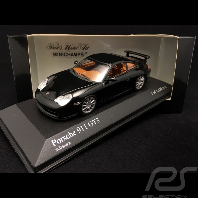 Porsche 911 type 996 GT3 phase II 2003 black 1/43 Minichamps 400062024