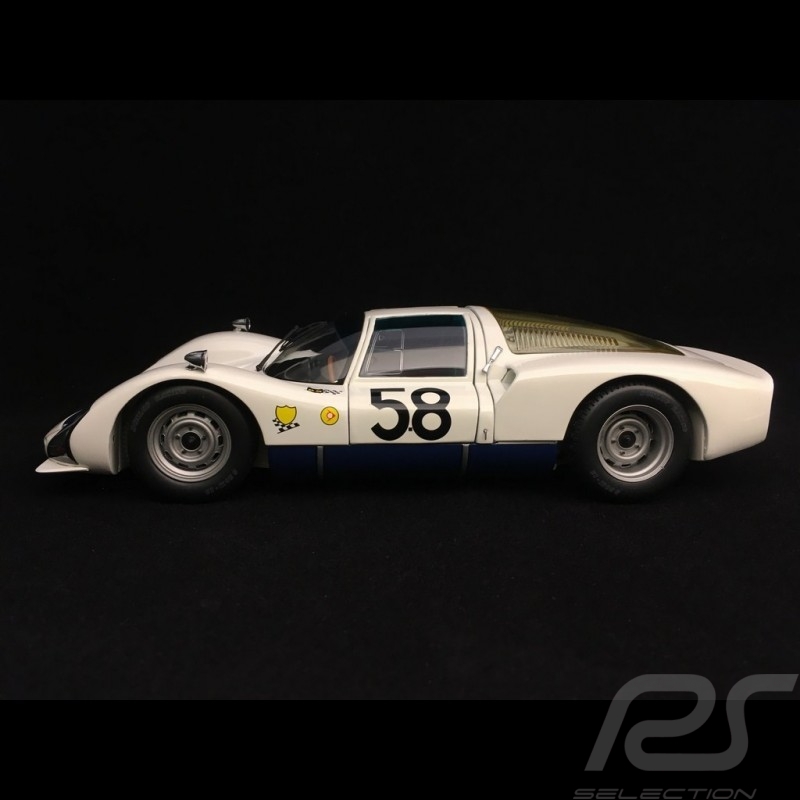 Porsche 906 K blanche vainqueur winner Sieger 24h Le Mans 1966 n° 58 1/18 Minichamps 100666158