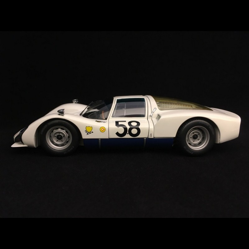 ミニチャンプス　ポルシェ906 1966ニューブルクリンク 　1/18 中古品 porsche-906-k-white-winner-24h