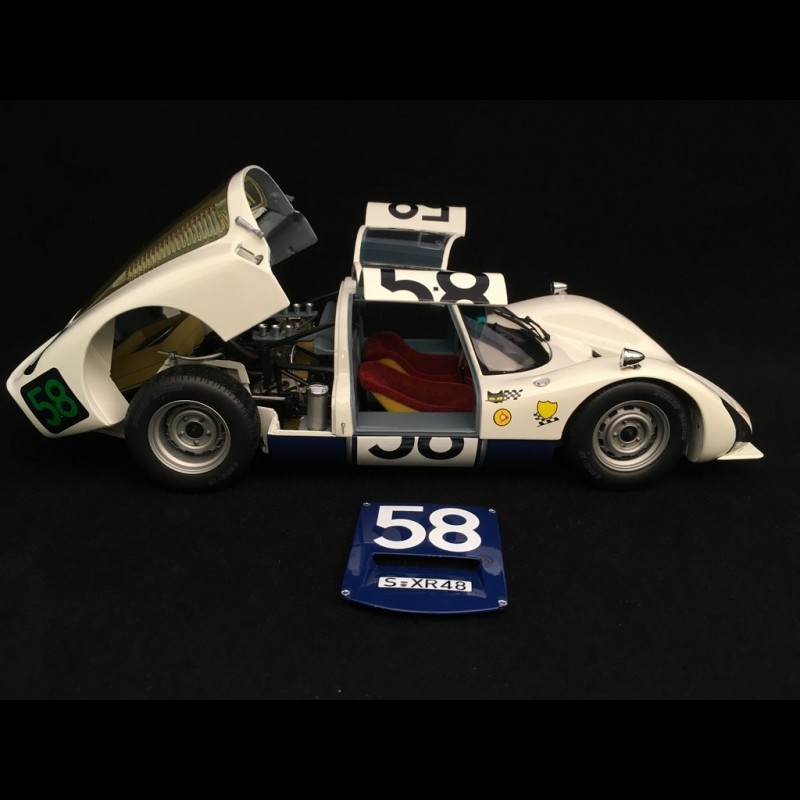 Porsche 906 K blanche vainqueur 24h Le Mans 1966 n° 58 1/18