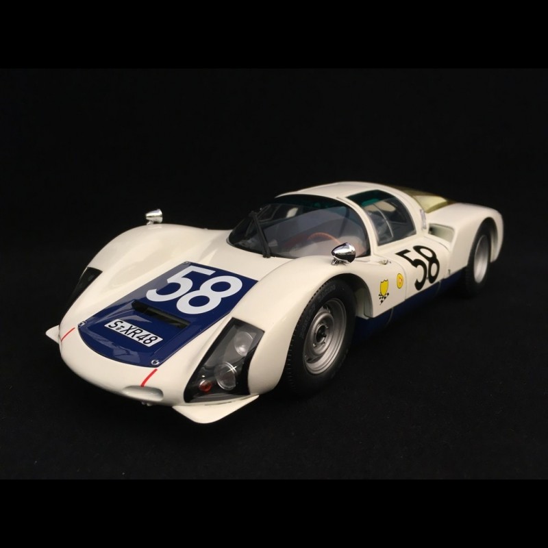 Porsche 906 K blanche vainqueur 24h Le Mans 1966 n° 58 1/18