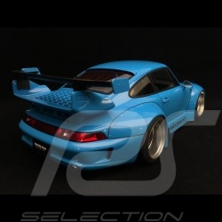 Porsche 911 type 993 RWB Чайхона N⁰1 bleu Riviera blue blau 1/18 Autoart 78152