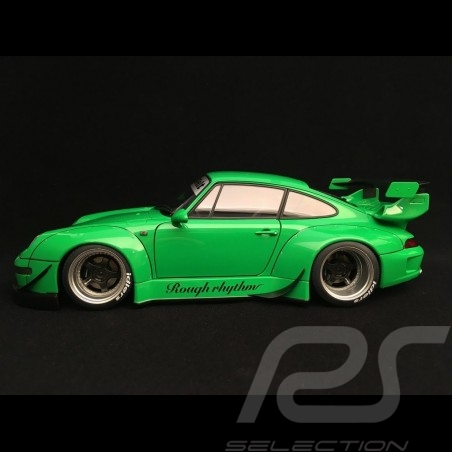 Porsche 911 typ 993 RWB Rough Rythm grün 1/18 Autoart 78150