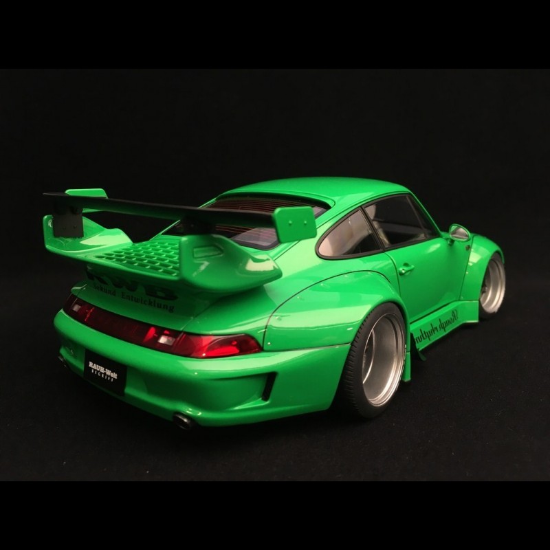 Porsche 911 type 993 RWB Rough Rythm Viper green 1/18 Autoart 78151