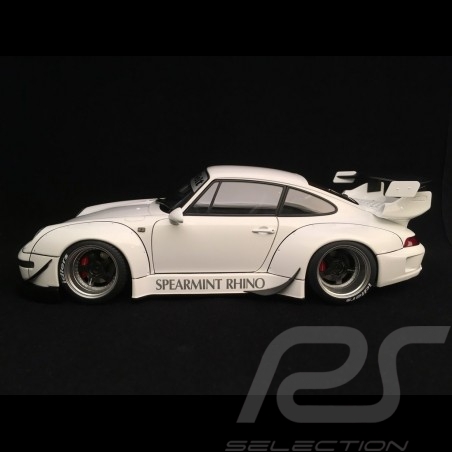 Porsche 911 type 993 RWB Spearmint Rhino blanc 1/18 Autoart 78150