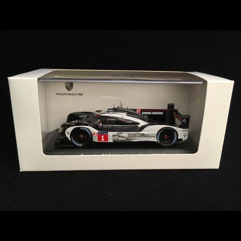 Miniature Spark Porsche 919 Hybrid N°1 Le Mans 2016 – 1/43 – Bernhard, Webber, Hartley