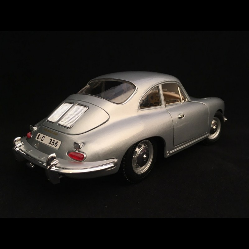 ミニカー 1/18 PORSCHE ポルシェ 356B 1961 シルバー ミニカー PORSCHE