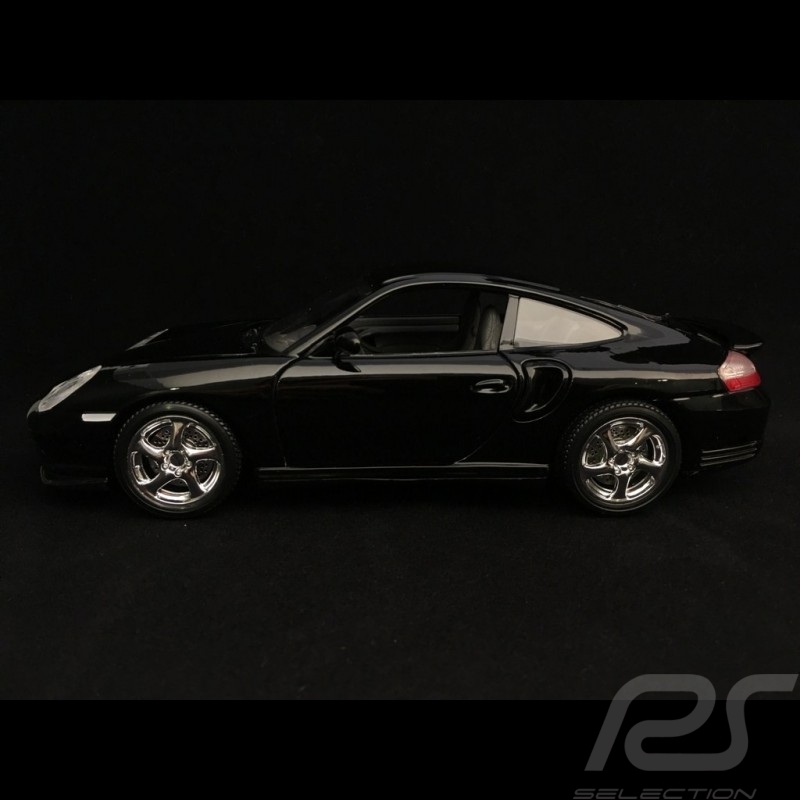 Porsche 911 Turbo type 996 2000 noire black schwarz  1/18 Burago 12030