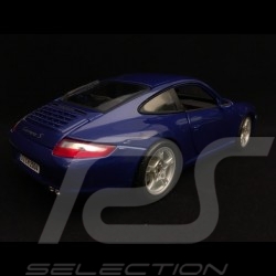 Porsche 911 type 997 Carrera S 2005 bleu 1/18 Maisto 31692