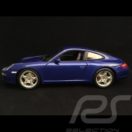 Porsche 911 type 997 Carrera S 2005 bleu 1/18 Maisto 31692