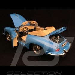 Porsche 356 B Cabriolet 1961 blau 1/18 Burago 12025