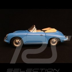Porsche 356 B Cabriolet 1961 blau 1/18 Burago 12025