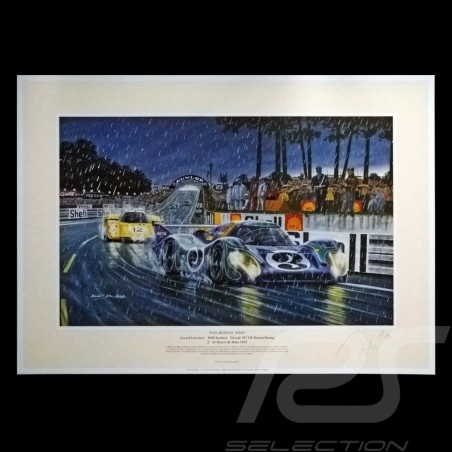 Porsche 804 Grosser Preis von Frankreich reproduction d'une affiche originale de Erich Strenger
