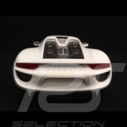 Porsche 918 Spyder 2016 blanche white weiß version ouverte open top 1/18 Welly 18051 WO