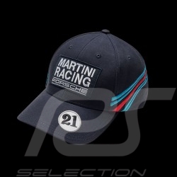 Casquette Cap Porsche Martini Racing collection n° 21 bleu foncé Porsche WAP5500010J