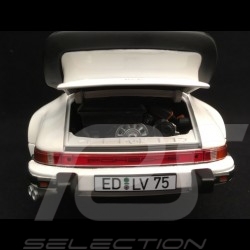 Porsche 911 3.3 Turbo Targa 1977 blanche white weiß toit amovible removable top abnehmbares Dach 1/18 Norev 187660