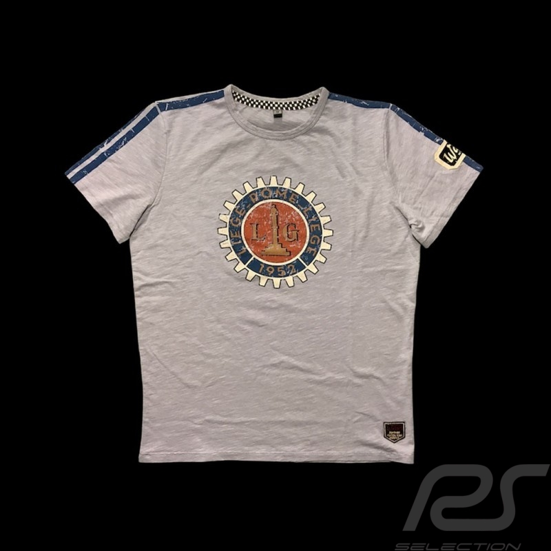 T-shirt Porsche 356 SL n° 81 Liège-Rome-Liège 1952 light grey - men