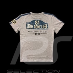 T-shirt Porsche 356 SL n° 81 Liège-Rome-Liège 1952 light grey - men