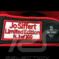 Helm Jo Siffert 1968 replica n° 3 / 100 rot weißen Streifen Schweizer Flagge mit Visier