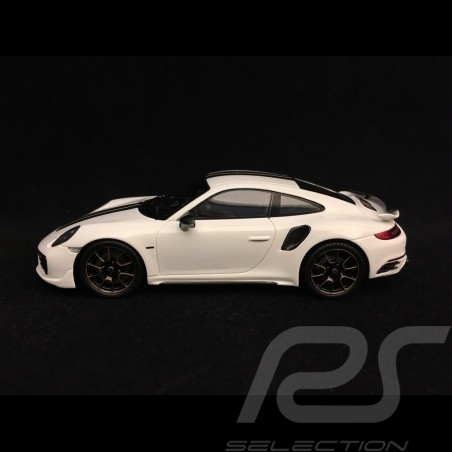 Porsche 911 Turbo S Exclusive Series 991 2017 Carrara white 1/43 Spark WAP0209060H
