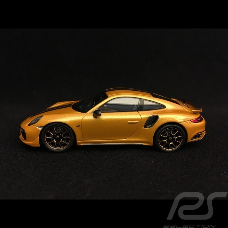 Porsche 911 Turbo S Exclusive Series 991 2017 Gelbgold 1/43 Spark WAP0209070H