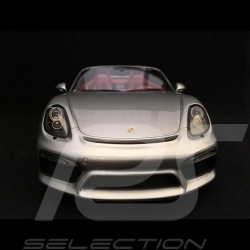 Porsche Boxster Spyder 981 silver 1/18 Spark WAX02100021