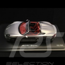Porsche Boxster Spyder 981 silver 1/18 Spark WAX02100021