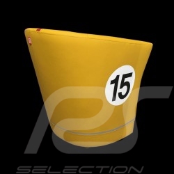Fauteuil cabriolet Tub chair Tubstuhl Racing Inside n° 15 jaune / rouge / gris 512MLM71 chair Cabrio Stuhl